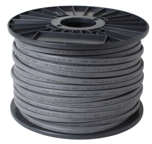 DEVI Selbstlimitierdes Heizband iceguard 18 meterware 18/36 W/m
