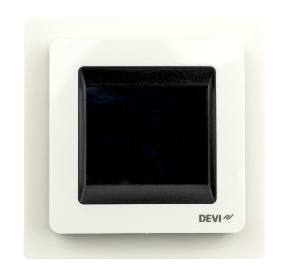 DEVI UP Uhren-Thermostat 140F1064 Devireg Touch polarweiß