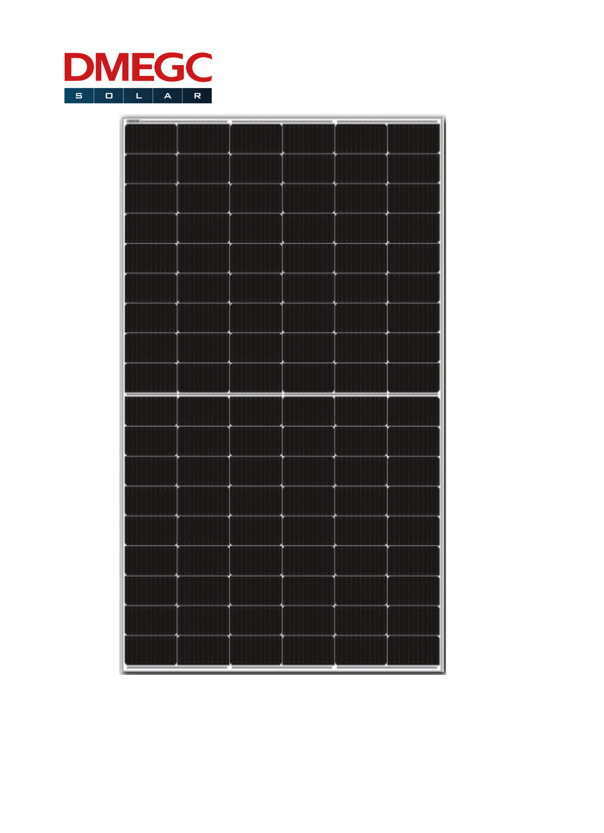DMEGC Solarmodul DM410M10-54HSW Mono Halbzelle 410W Silberner Rahmen