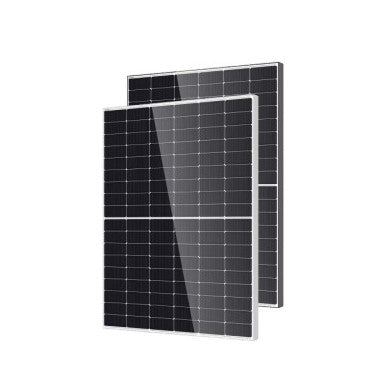 DMEGC Solar 455 W Infinity RT 108 Cut Dual Glass N-Typ Mono-Solarmodul – Schwarzer Rahmen/Weiße Rückseite