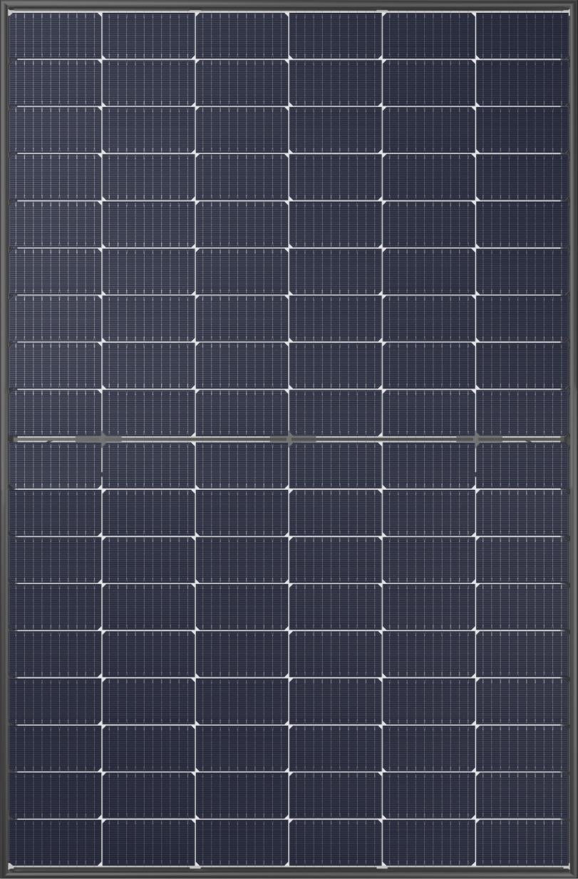 Denim Solarmodul U M3 410 BTG 108H Bifacial Glas-Glas Mono Perc 410 Wp Schwarzer Rahmen - 35 Jahre Garantie