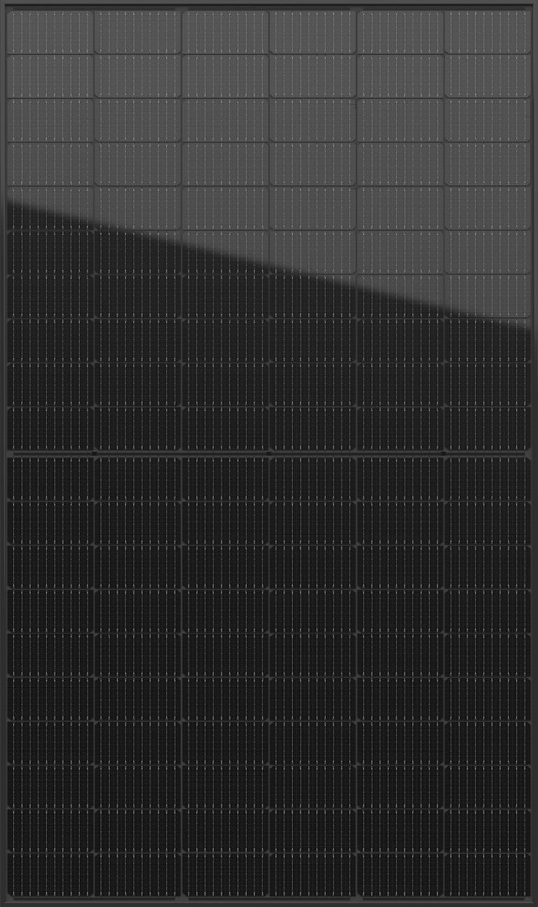 Denim Solarmodul U - Mono 450 Vollschwarz, B2 - 25 Jahre Garantie