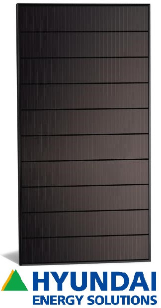 HYUNDAI Solarmodul HIE-S400VG M6 Shingled MONO 400W Vollschwarz mit schwarzem Band
