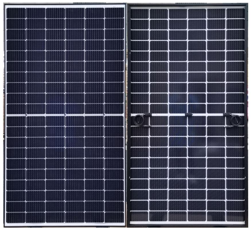 Huasun Solarmodul HS-B120DS 390Wp Gl./Gl. bifacial bf N-Type