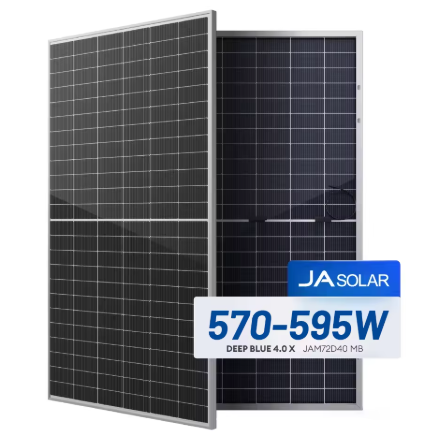 JA SOLAR JAM72D40-595/GB 570-595 1500 V Schwarzer Rahmen QC 4.10-351
