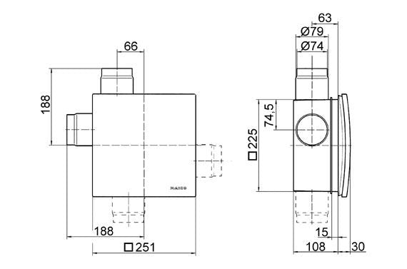 Maico Ventilatoreinsatz ER 60 VZ 15 62 m3/h, Verzögerungszeit 15 min