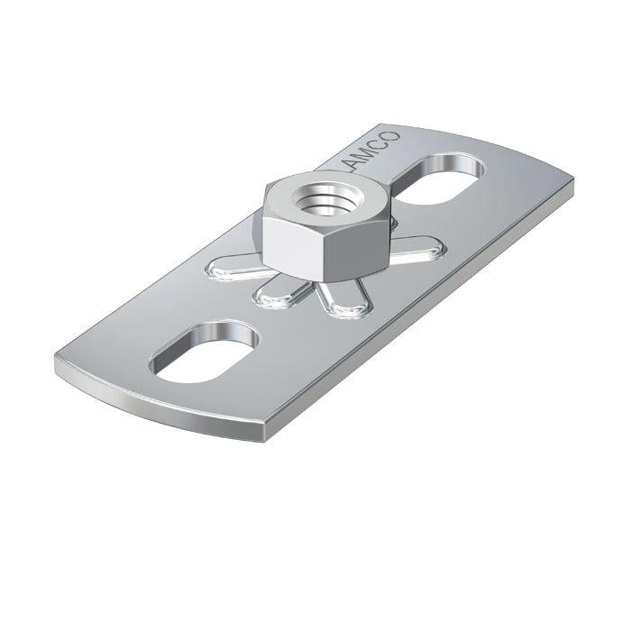 Flamco Rohrschelle BRS-A 2", 56-61 mm M8/M10, Edelstahl, m.Gummi