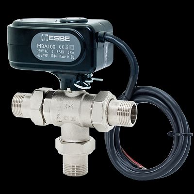 ESBE Motorkugelhahn MBA 132 DN20 KVS9,6 3 Wege Zonenv. 230V, m.Verschr.3/4"
