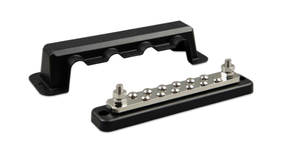 Victron Energy Sammelschiene 250A 2P mit 6 Schrauben + Abdeckung