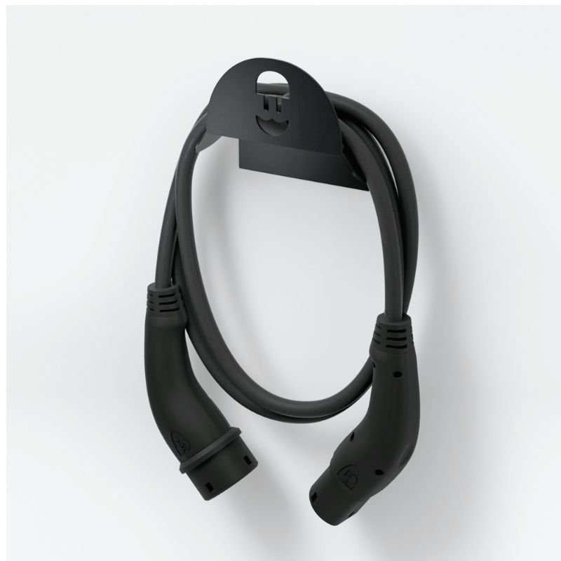 Wallbox Kabelhalter Schwarz