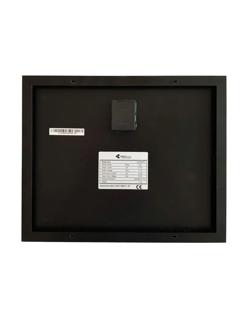 Celline Solarmodul CL010-12MB 10 W Vollschwarz