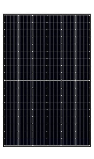 Solarics_LUXOR SOLAR Angebote ECO LINE HALF CELL M108/410W MC4 ORIGINAL, RAHMEN SCHWARZ, FRONT WEISS
