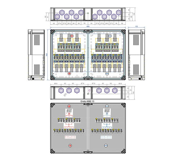 Solarics_ENWITEC Solarspeicher BAT BREAKER BYD LVL (MAX. 6X B-BOX LVL) BATTERIEABSICHERUNG FÜR SPEICHERSYSTEM SMA+BYD