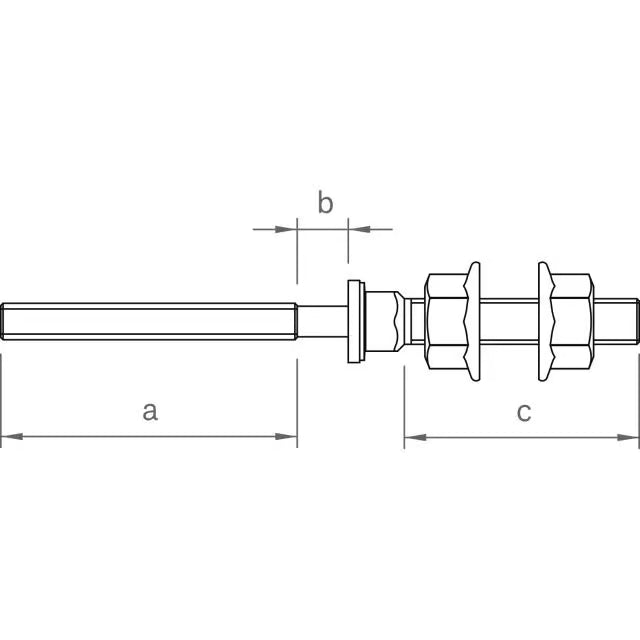 novotegra Stockschrauben-Set SP 8,0-M10 140 mm