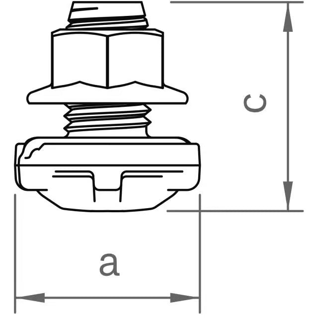 novotegra Kreuzschienenverbinder-Set C M14