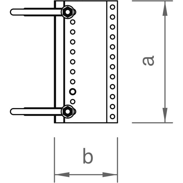 novotegra Doppel-Dachhaken-Set ZD 30 M12