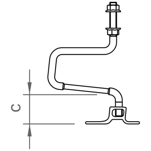 novotegra Doppel-Dachhaken-Set BS 30 M12