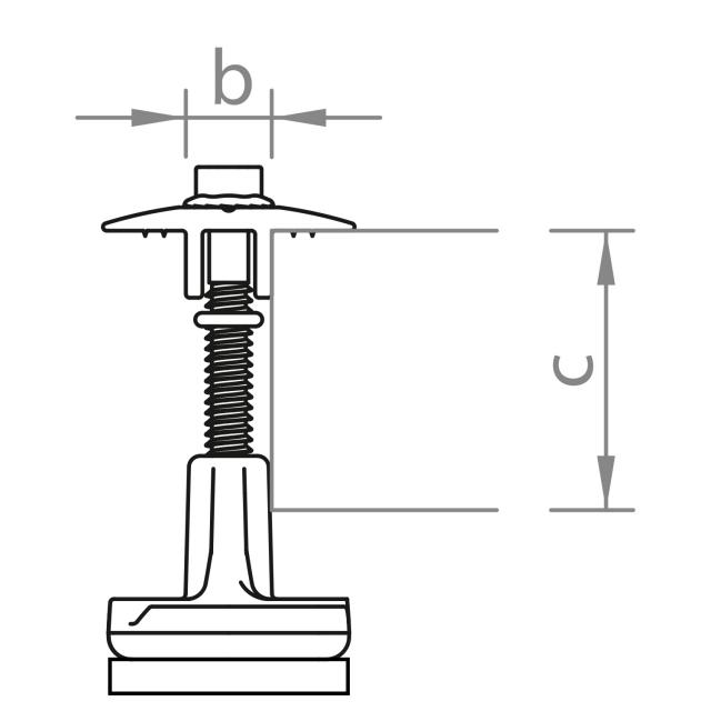 novotegra Mittelklemme 43-52 Set C