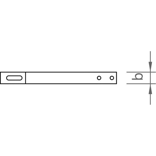 novotegra Dachhaken-Set BS C-Form V2A mit Blech