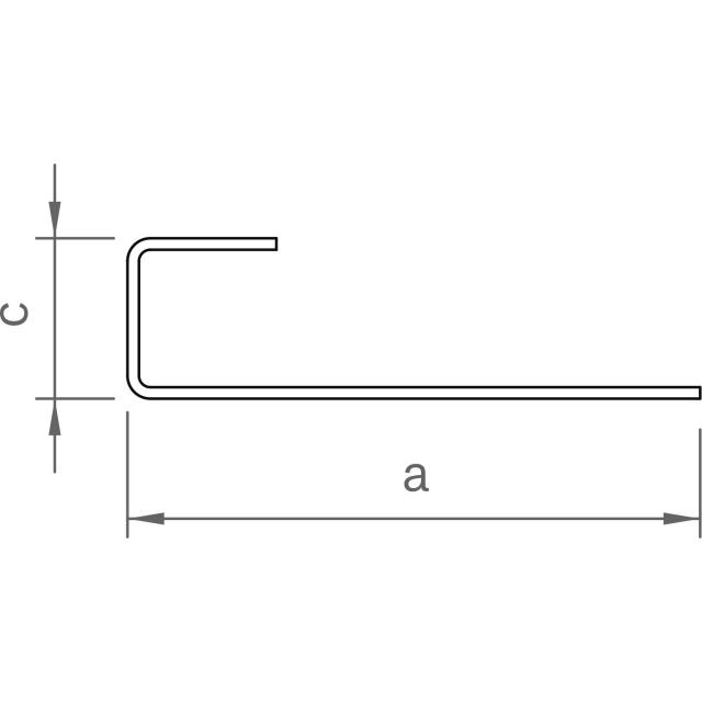novotegra Dachhaken-Set S C-Form V2A