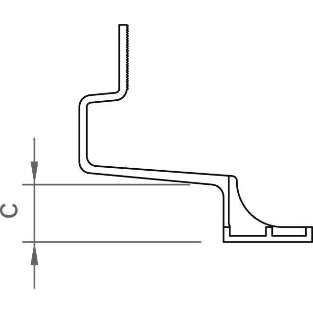 novotegra Dachhaken ZD 544 horizontal