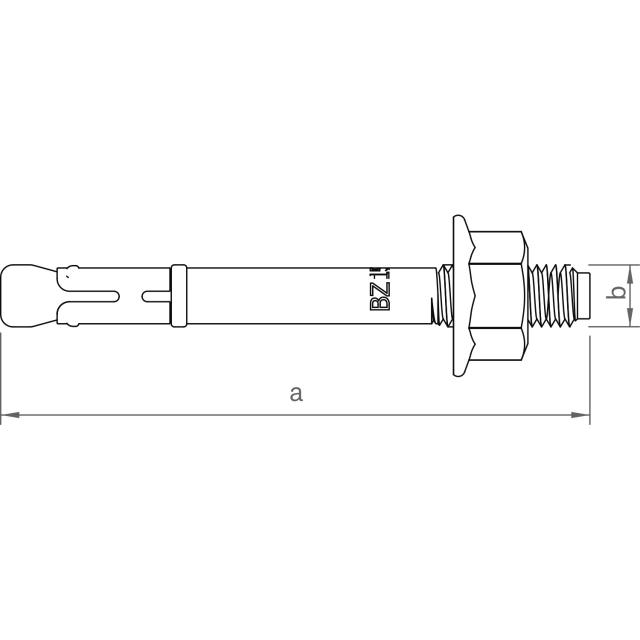 novotegra Fix-Anker M10 15-35 95 mm A4 für Beton