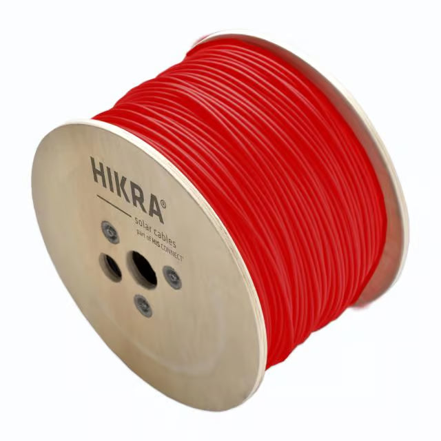 HIS HIKRA SOL (H1Z2Z2-K), 4mm², rot, 500m-Tr. (Meter-Markierung)