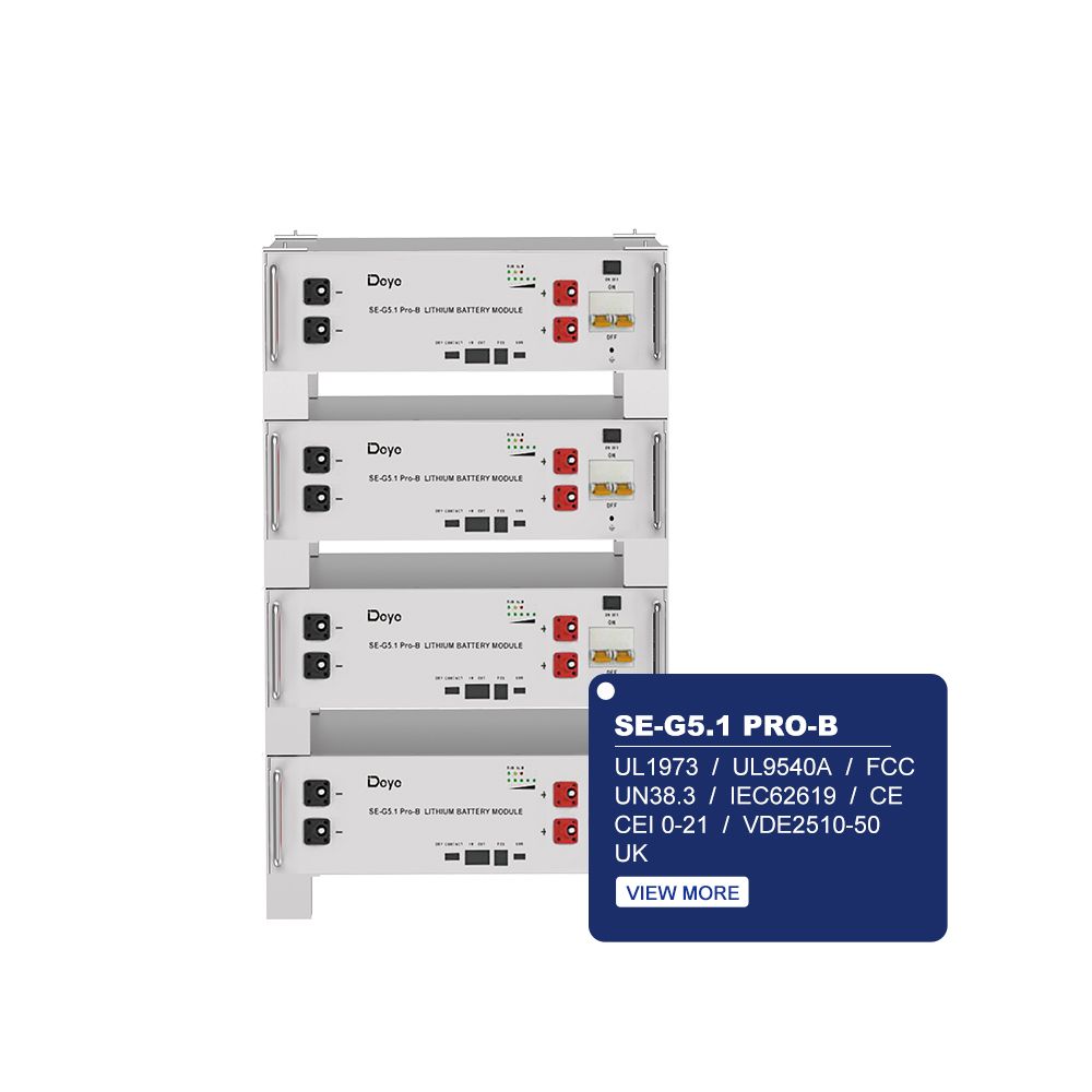 DEYE SE-G5.1Pro-B 5,12 kWh - Flexibles Batteriemodul auf LiFePO4-Basis f
