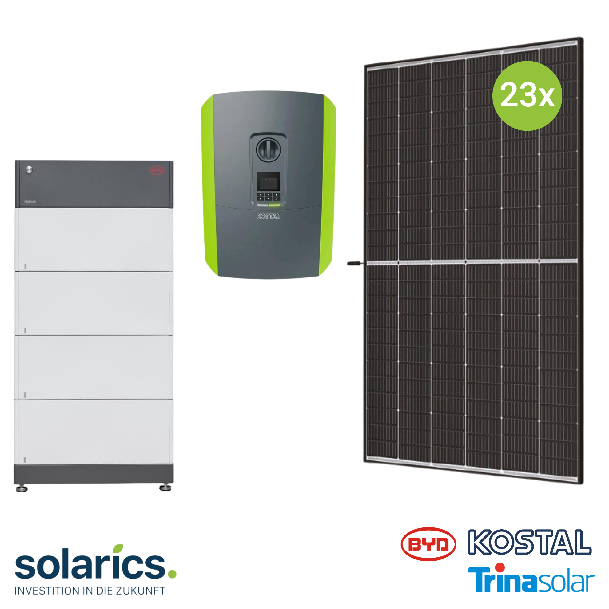10kWp KOSTAL Solar-Komplettpaket mit Speicher