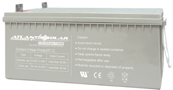 Atlantis Solar and Wind LLC - Speicher - 12V200Ah 12V200Ah - Art. 5116