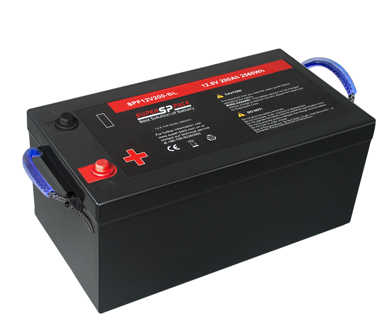 Guangdong Superpack Technology Co., Ltd. - Speicher - 12V200Ah LiFePO4 Battery Built in Bluetooth SPF12V200-BL - Art. 19182