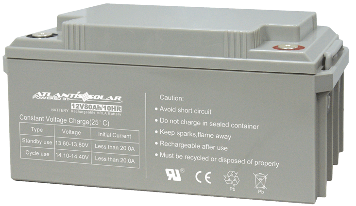 Atlantis Solar and Wind LLC - Speicher - 12V80Ah 12V80Ah - Art. 5111