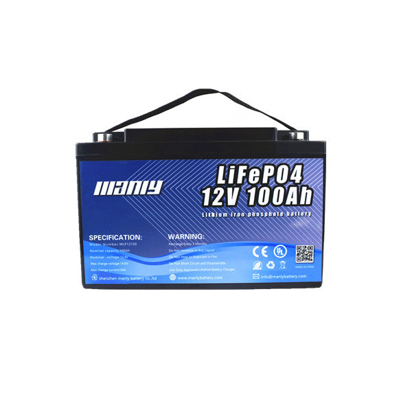 MANLY Battery Co., Ltd. - Speicher - 12V 100Ah LiFePo4 Battery MLP12100A - Art. 25281