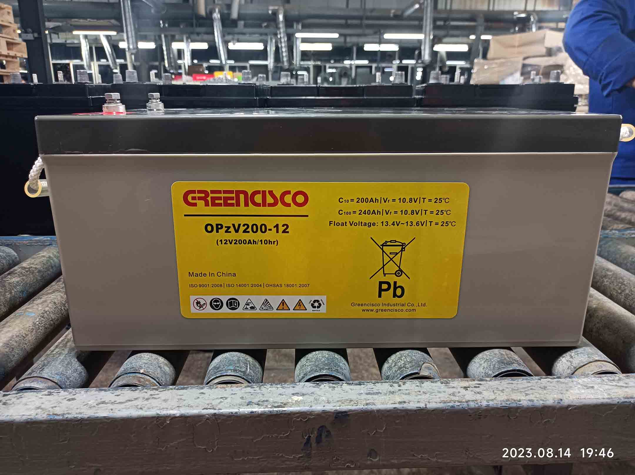 Greencisco Industrial Co., Ltd. - Speicher - 12V 200Ah OPzV Tubular Gel Battery OPzV200-12 - Art. 33833