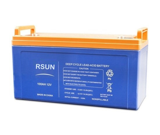 Rsun Power Technology Co., Ltd. - Speicher - 12V GEL Deep Cycle Sealed Lead Acid Battery GN12-200 - Art. 30128