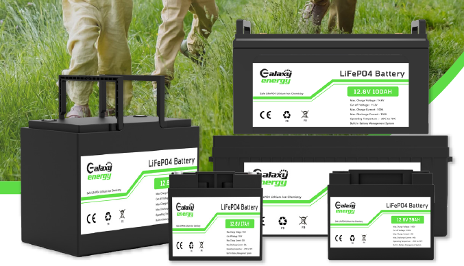 Guangdong Galaxy Solar New Energy Co., Ltd. - Speicher - 12.8VDC Series GE1207P-GE12300P LiFePO4 Battery GE1212P - Art. 22863