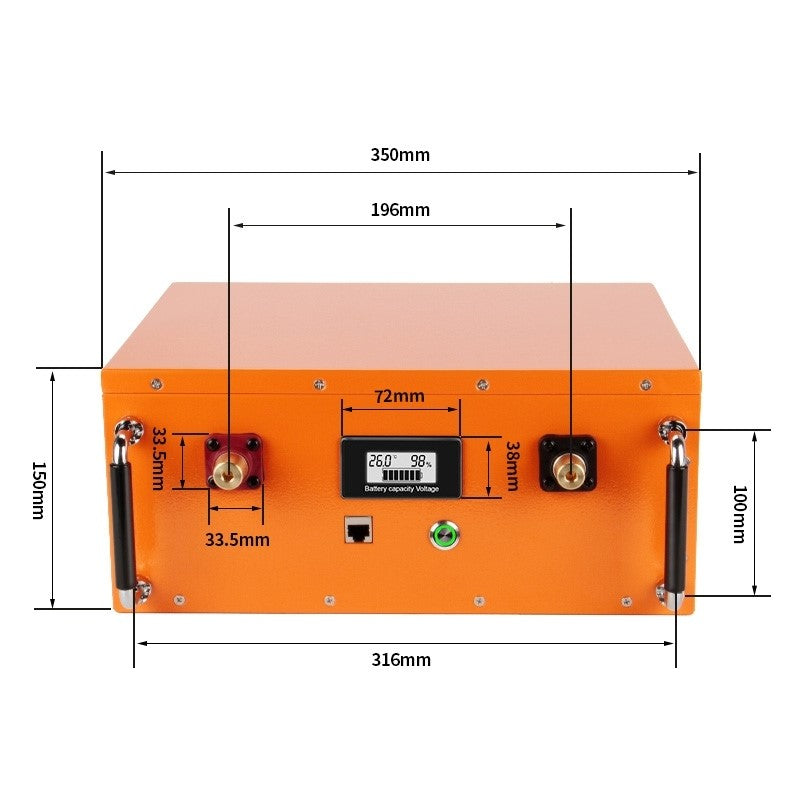 CBT VB001 Caravaning Batterie – 12,8V / 172Ah (2200Wh) LiFePO4 mit Bluetooth