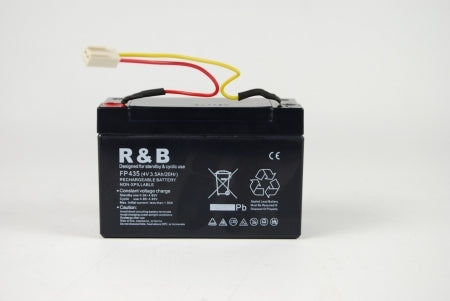 R&B Wartungsfreie Bleibatterie 4V/3,5Ah - Zuverl