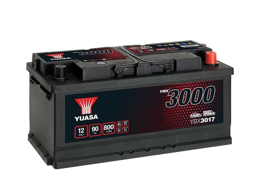 Yuasa Autobatterie YBX3017 12V 90Ah 800A (YBX3000 Serie)