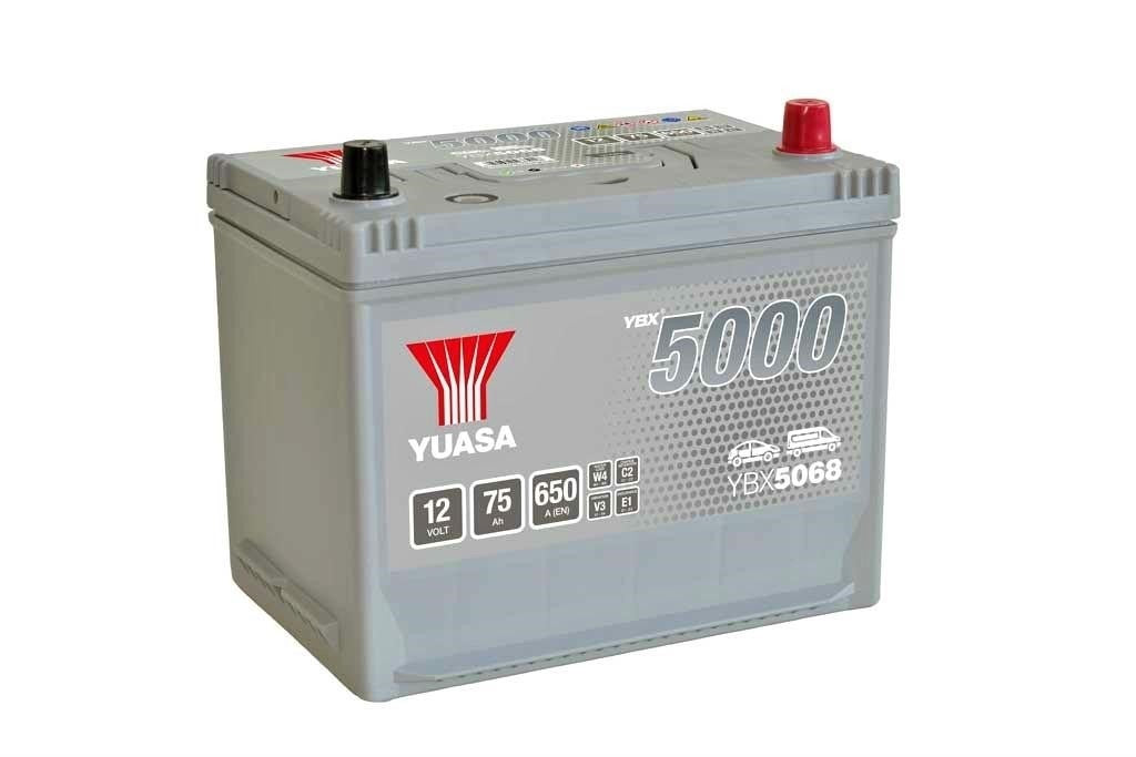 Yuasa Autobatterie YBX5068 12V 75Ah 650A (YBX5000 Serie)