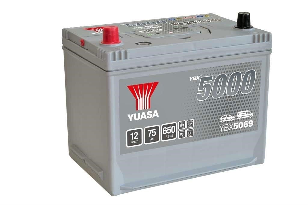 Yuasa Autobatterie YBX5069 12V 75Ah 650A (YBX5000 Serie)