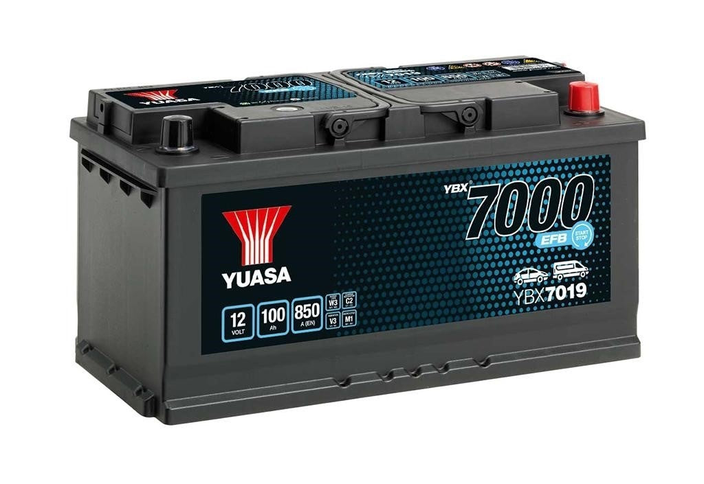 Yuasa EFB Start-Stop Batterie YBX7019 12V 100Ah 850A (YBX7000 Serie)