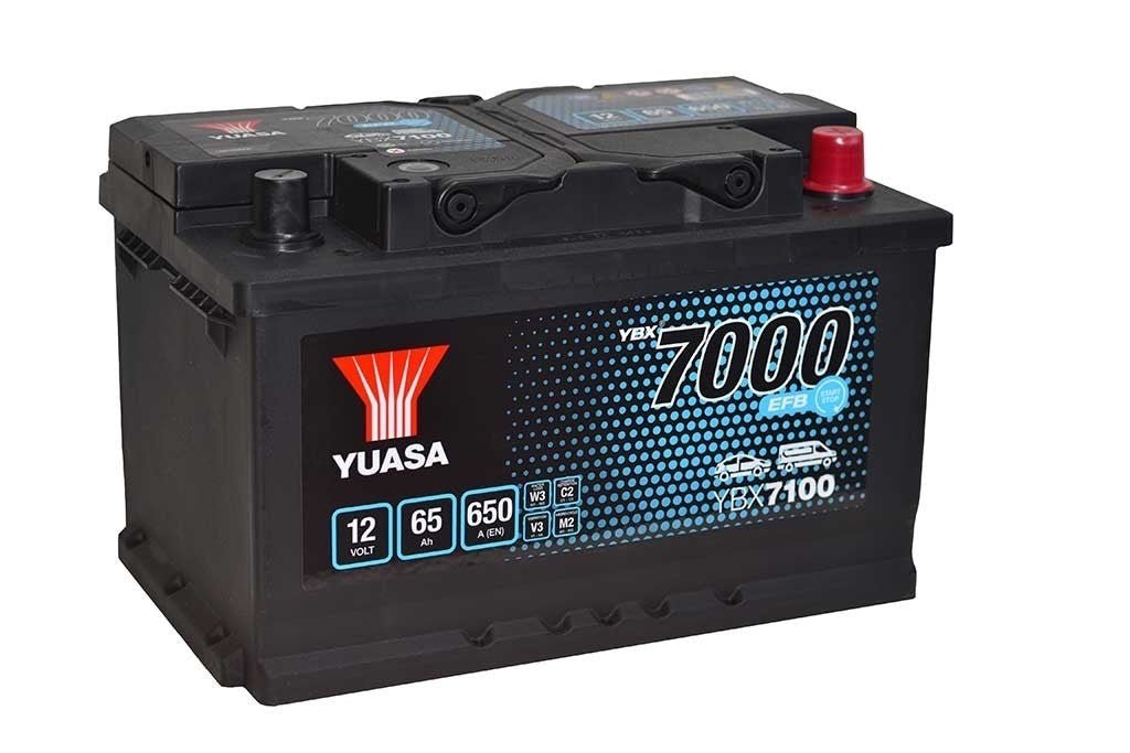 Yuasa EFB Start-Stop Batterie YBX7100 12V 65Ah 650A (YBX7000 Serie)
