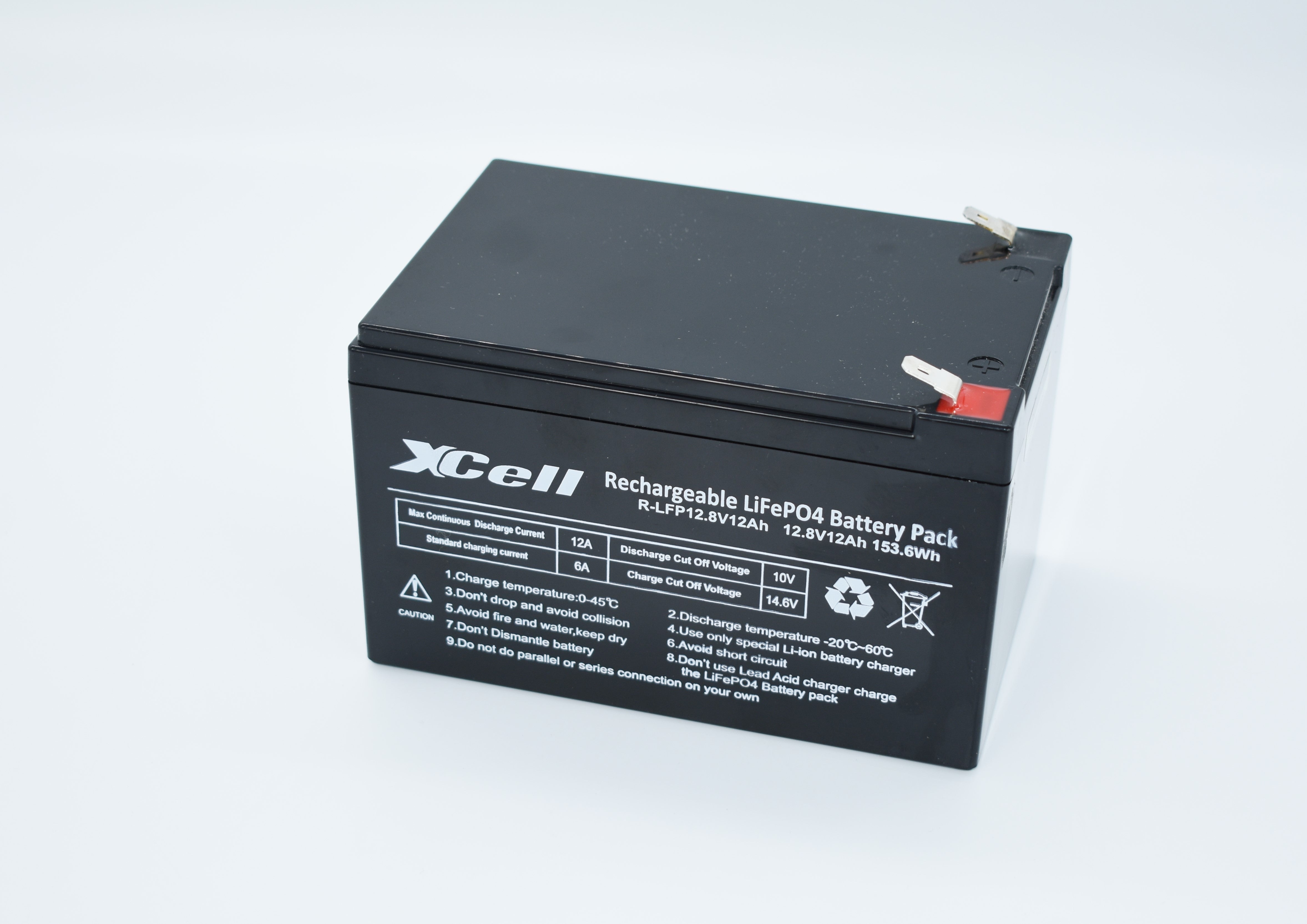 XCELL XCELFP1218 LiFePO4 Akku mit 12,8 V und 18 Ah