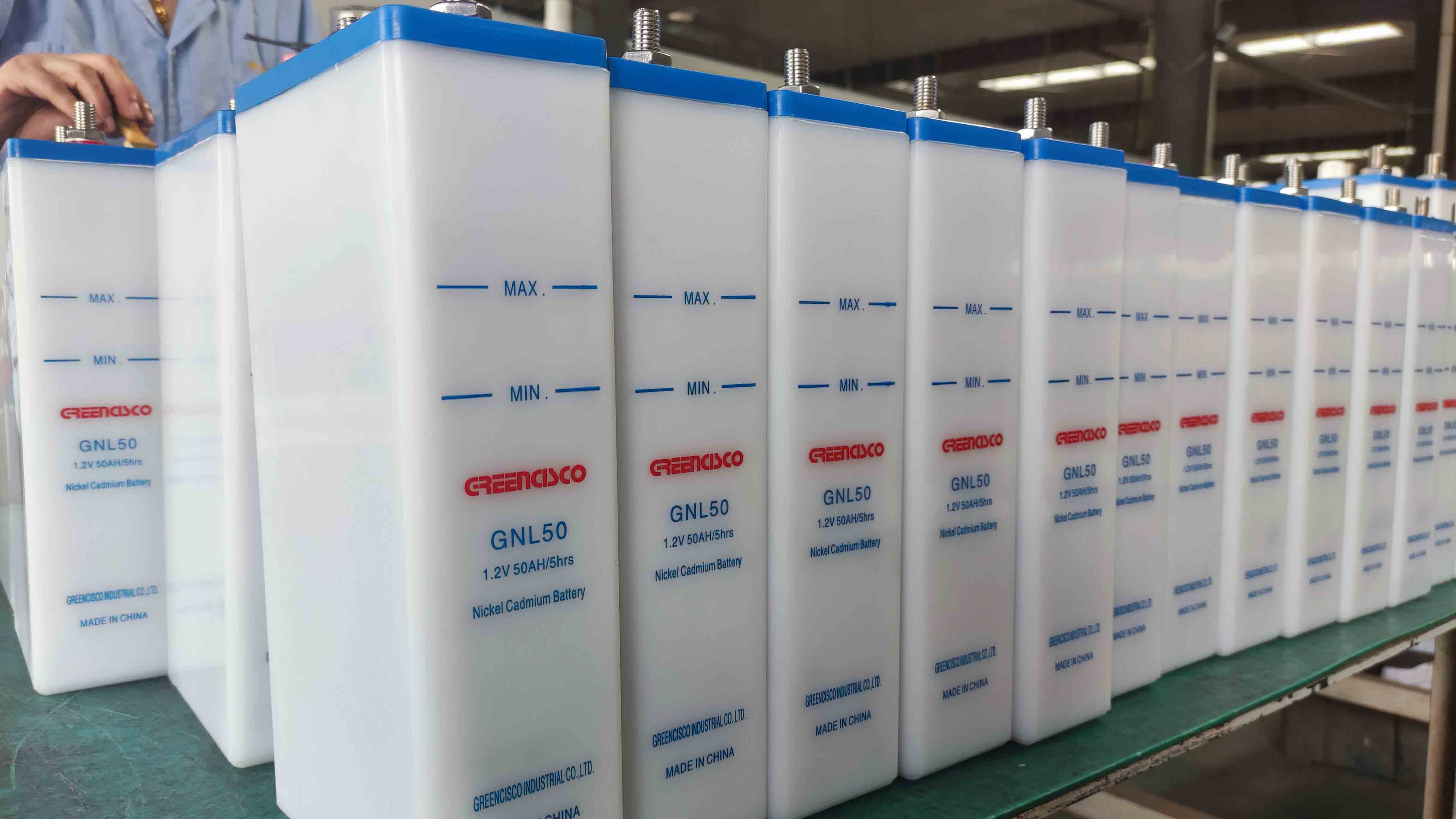 Greencisco Industrial Co., Ltd. - Speicher - 1.2V 50Ah Nickel Cadmium Battery GNL50-1,2V50Ah/5Hr - Art. 33832
