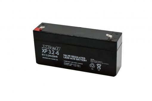 XCELL XP56 Bleiakku mit 6V und 5Ah Kapazit