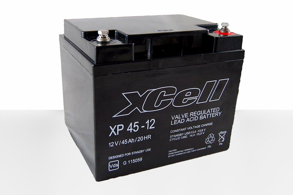 XCELL XP0.812 Bleiakku mit AMP Stecker - 12V und 0,8Ah
