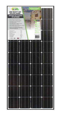 KT Cables Accessories Pty Ltd - Solarmodul - 200 Watt, 12V Single Cell Mono-crystalline Sola... 200 Watt,  12V Single Cell Mono-crystalline Solar Panel - Art. 180178