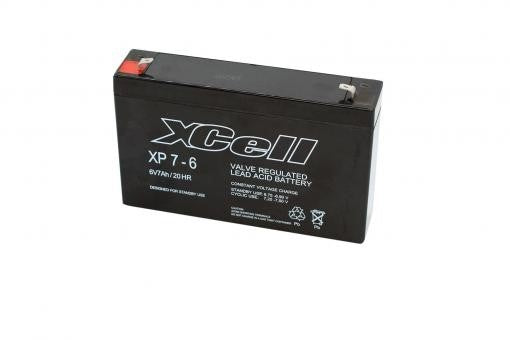 XCELL Bleiakku mit 6V und 7Ah Kapazit
