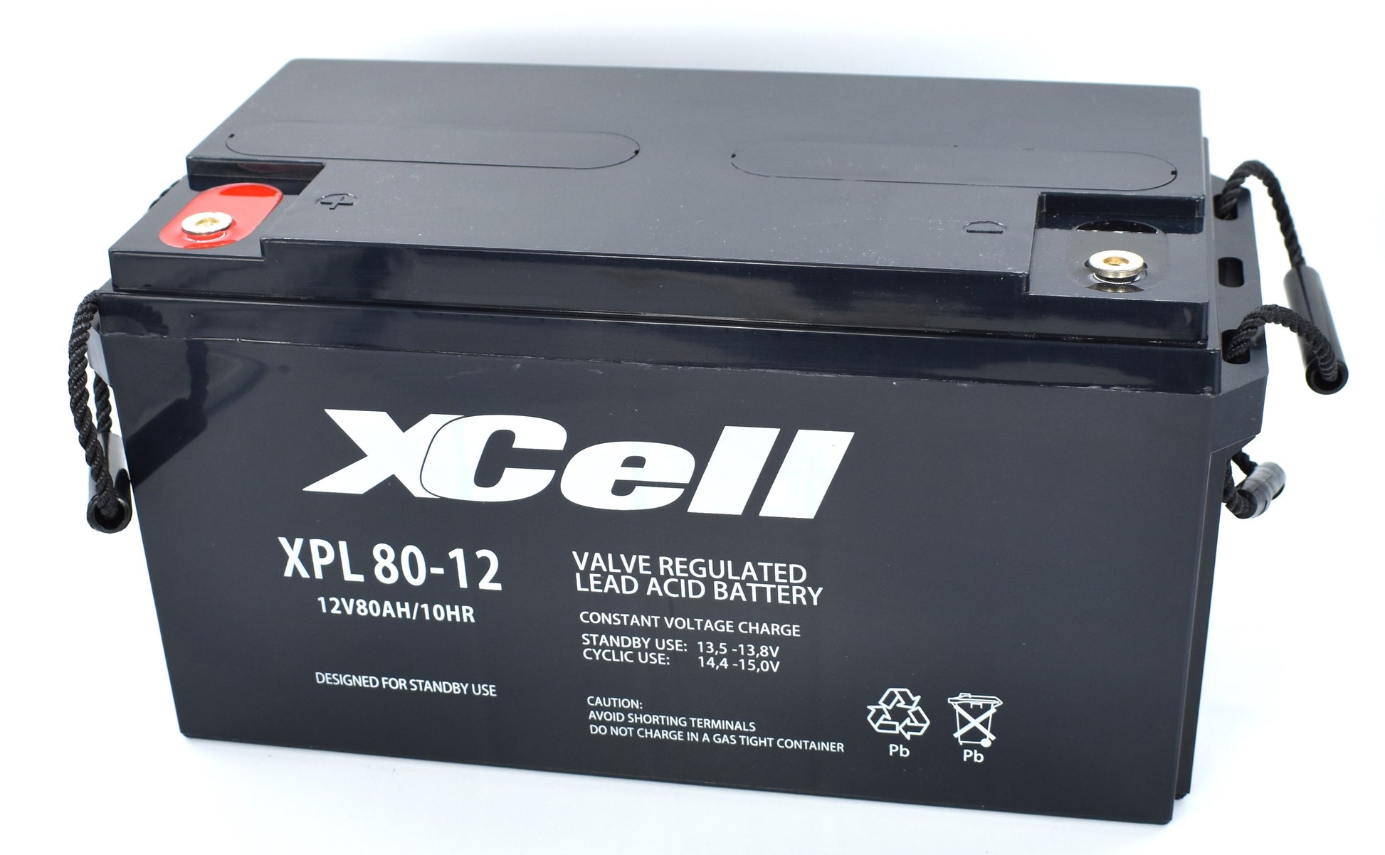 XCELL XPL80-12 Long Life Bleiakku mit 12 V und 80 Ah